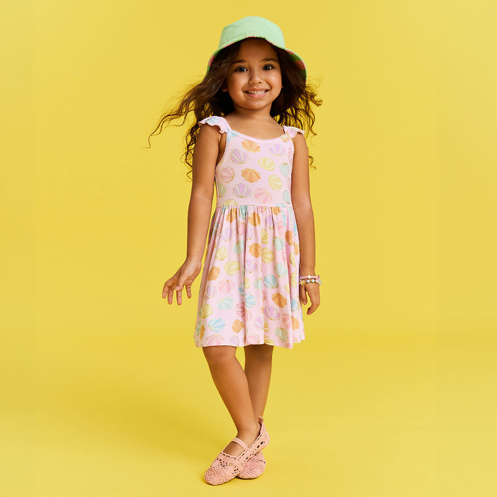 Posh Peanut Ruffled Picot Twirl Dress
