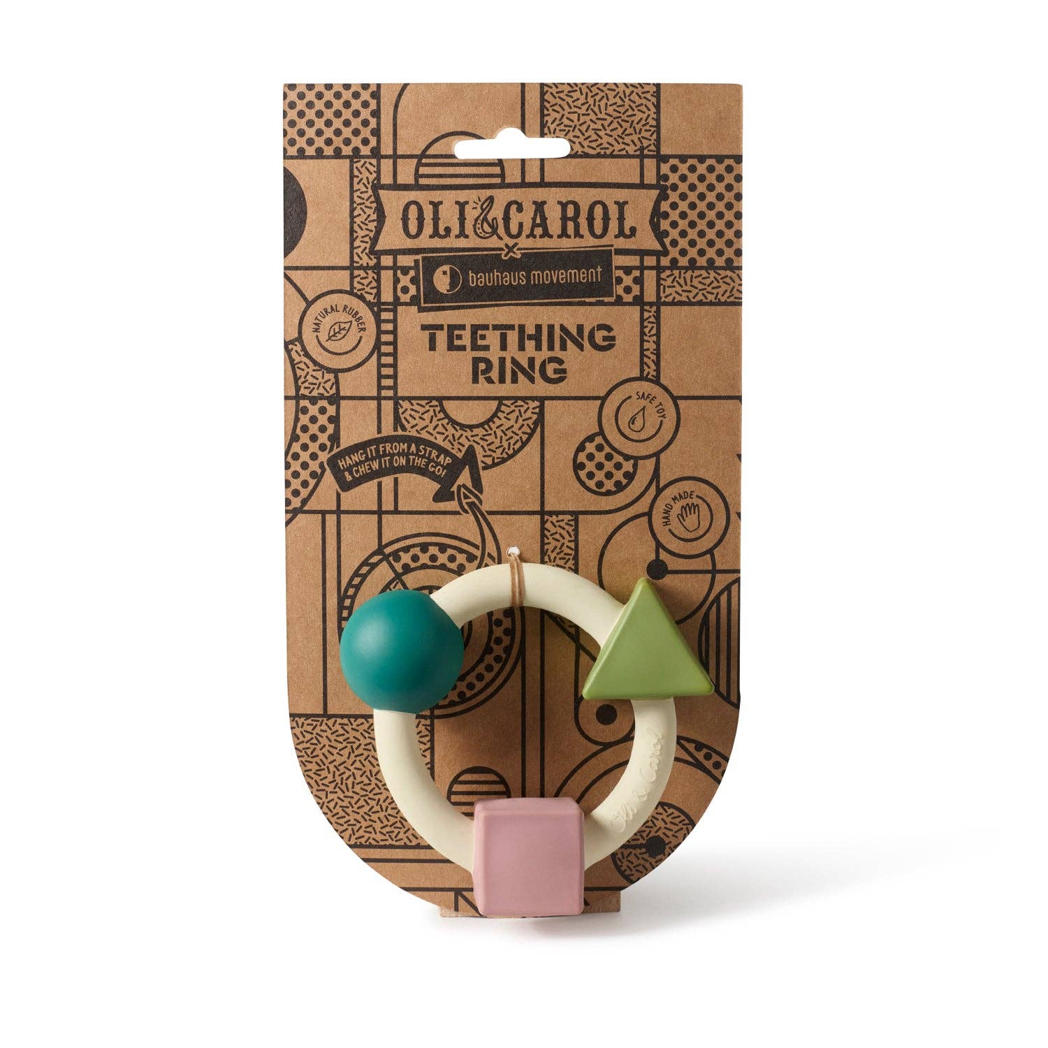 Oli & Carol - Bauhaus Movement Teething Ring Soft