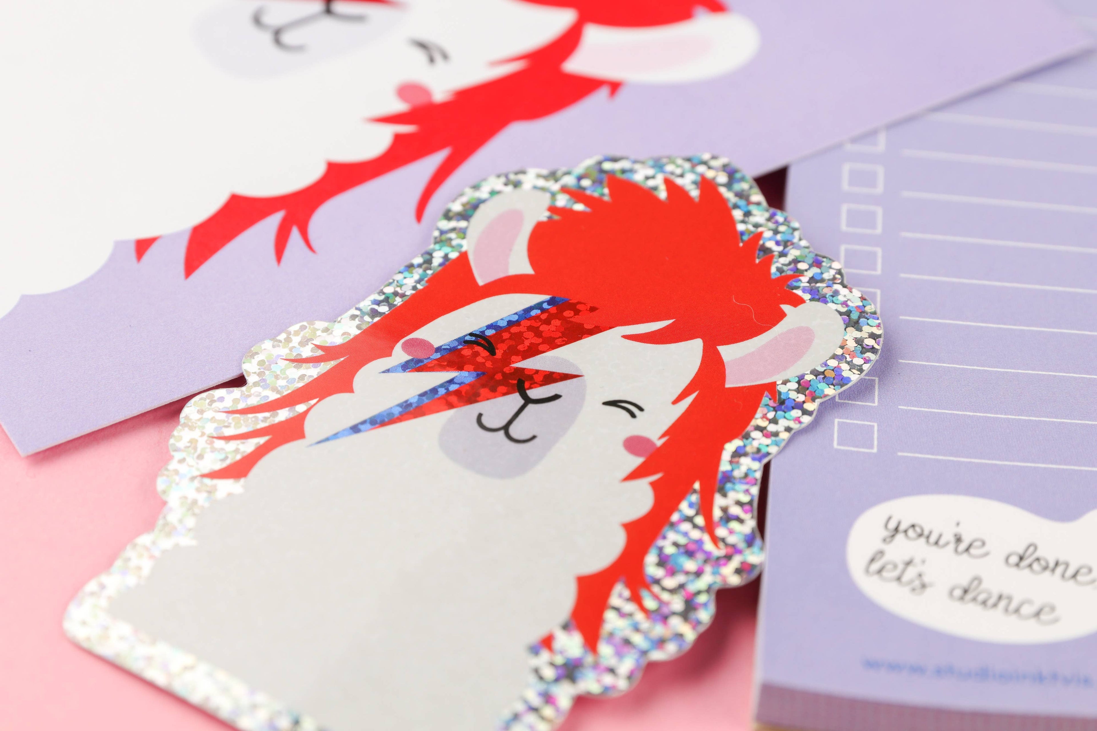 Studio Inktvis - David Bowie Ziggy Stardust llama Sticker