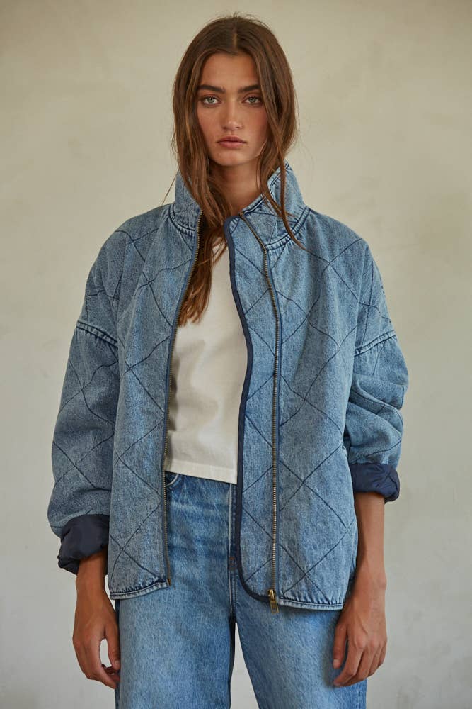 Women's Woven Denim Jacket