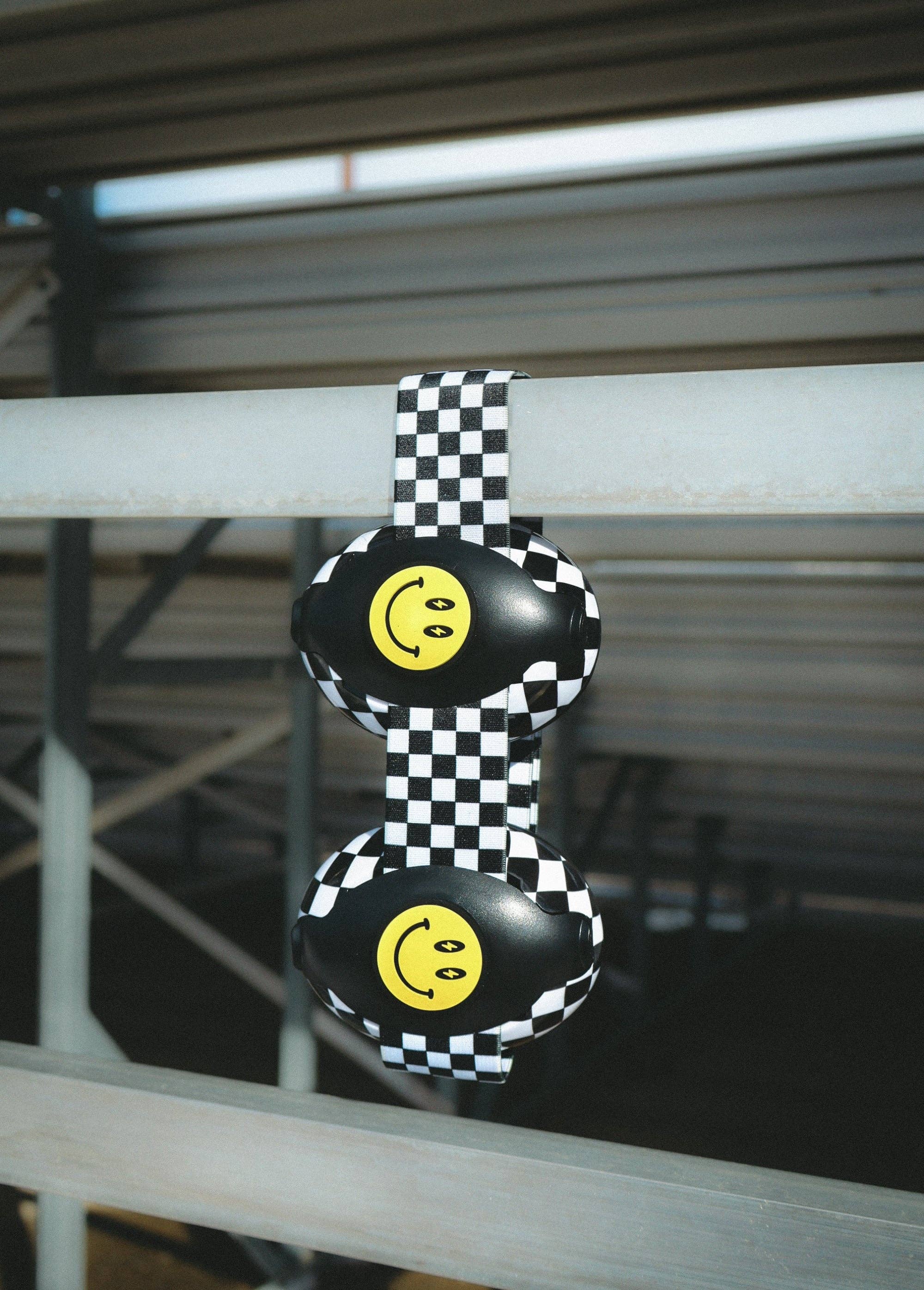 Little Trouble - 2-in-1 Baby/Toddler Hearing Protection - Checker