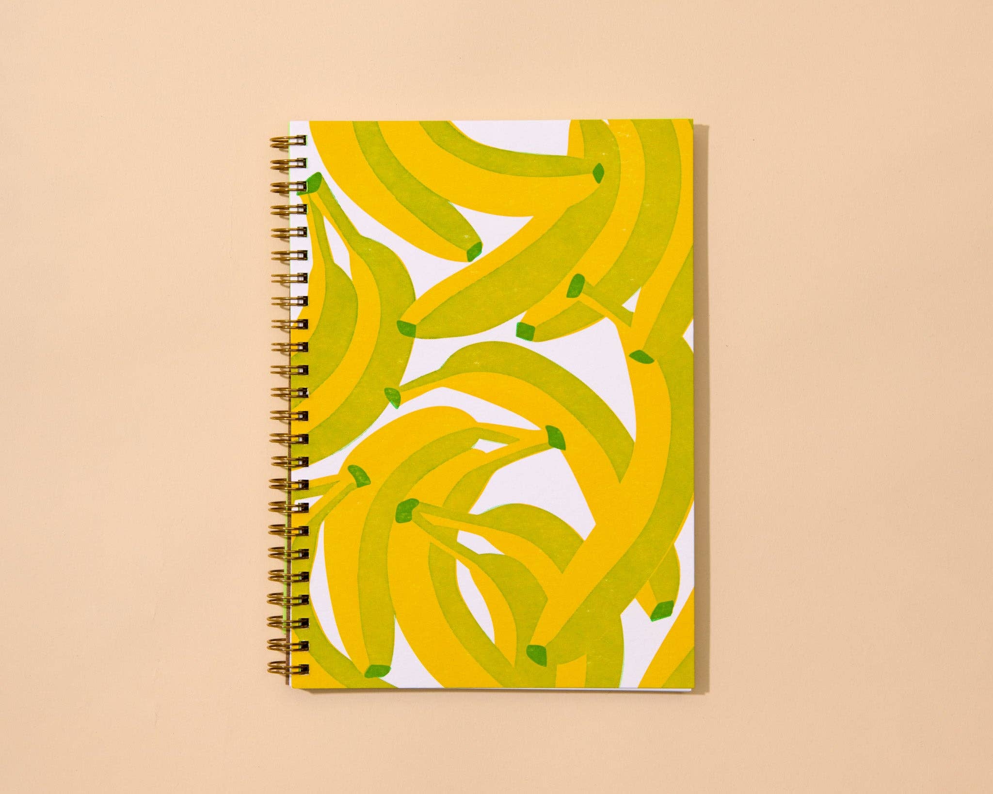 And Here We Are Spiral Notebook - Banana