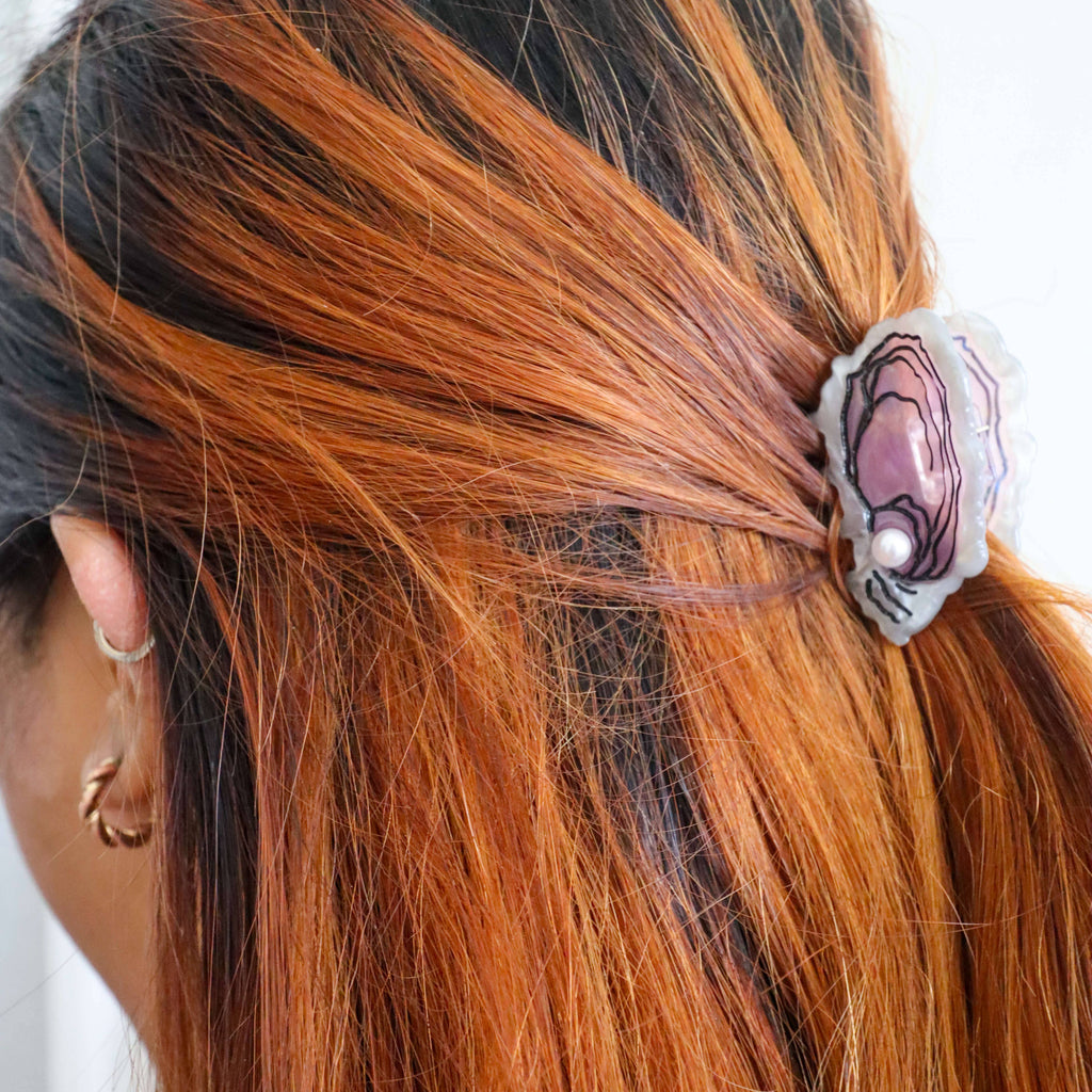 Jenny Lemons Hair Claw Clip - Mini Oyster