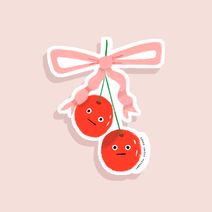 Carolyn Suzuki Sticker - Cherry Pals