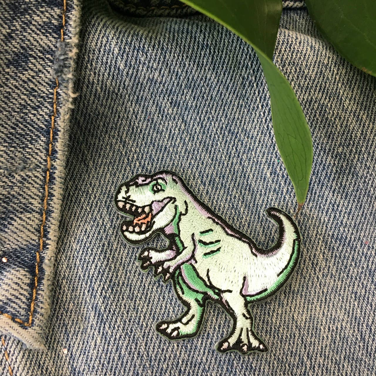 Wildflower + Co. Patch - T-Rex Dinosaur