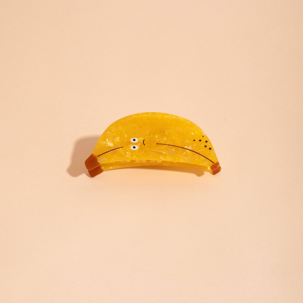 Carolyn Suzuki Hair Claw - Sad Banana