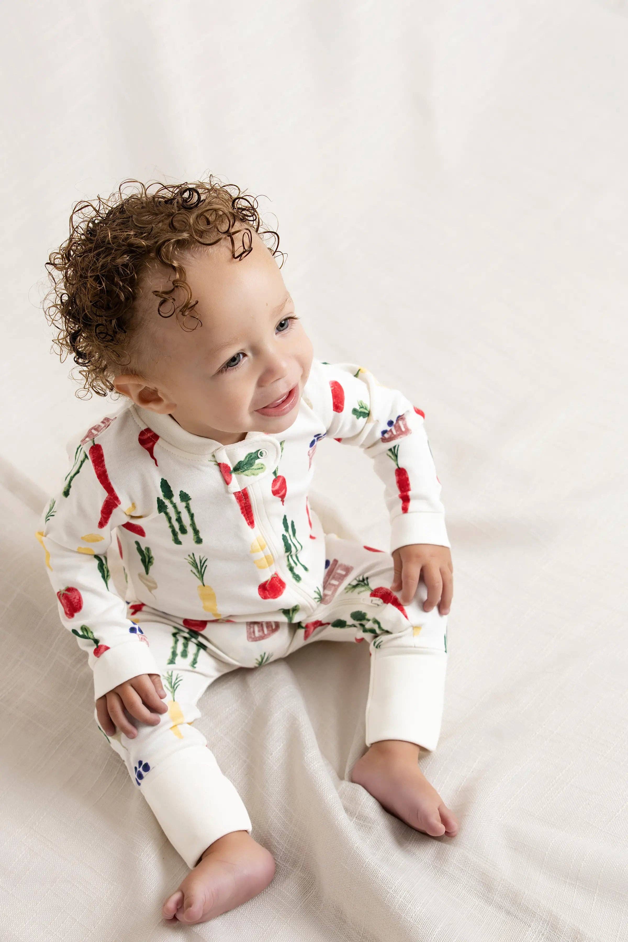 Monica + Andy Zip Romper - Farmers Market Haul