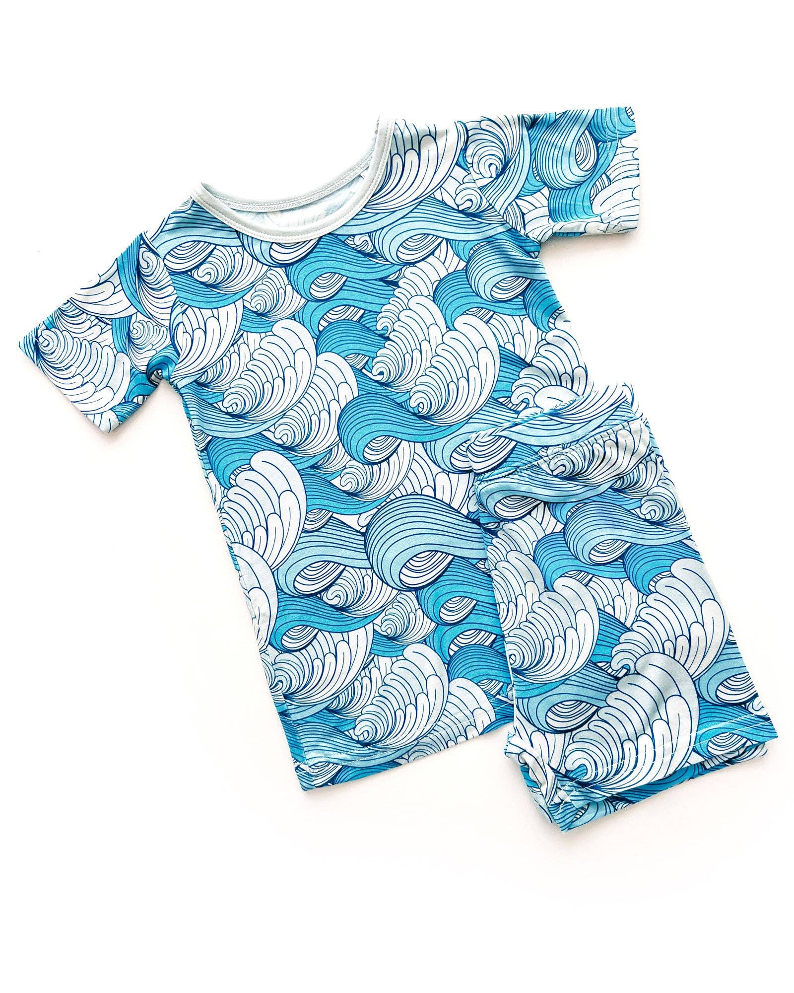 Lucky Panda Kids Bamboo Shorts PJs - Delmar