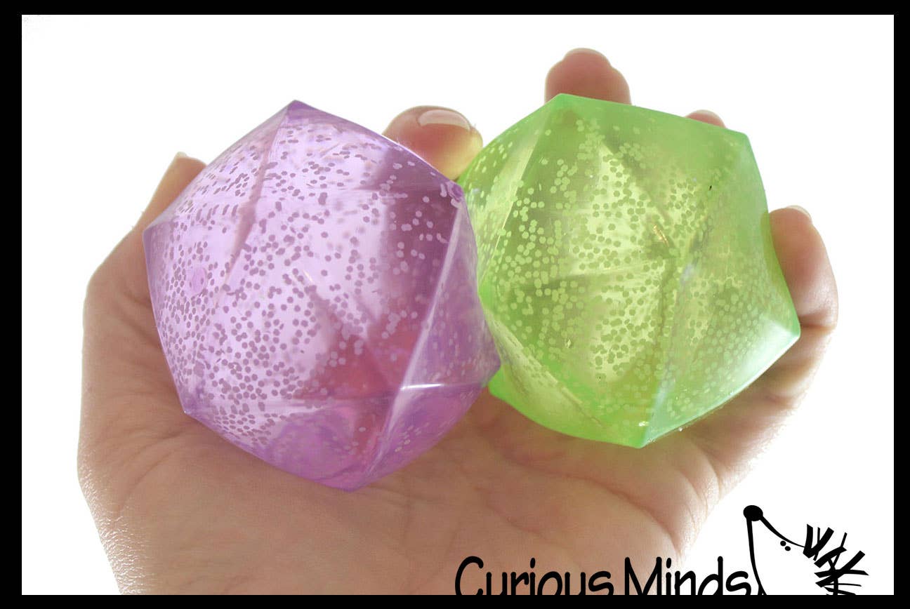 Glow in the Dark Squishy Diamond