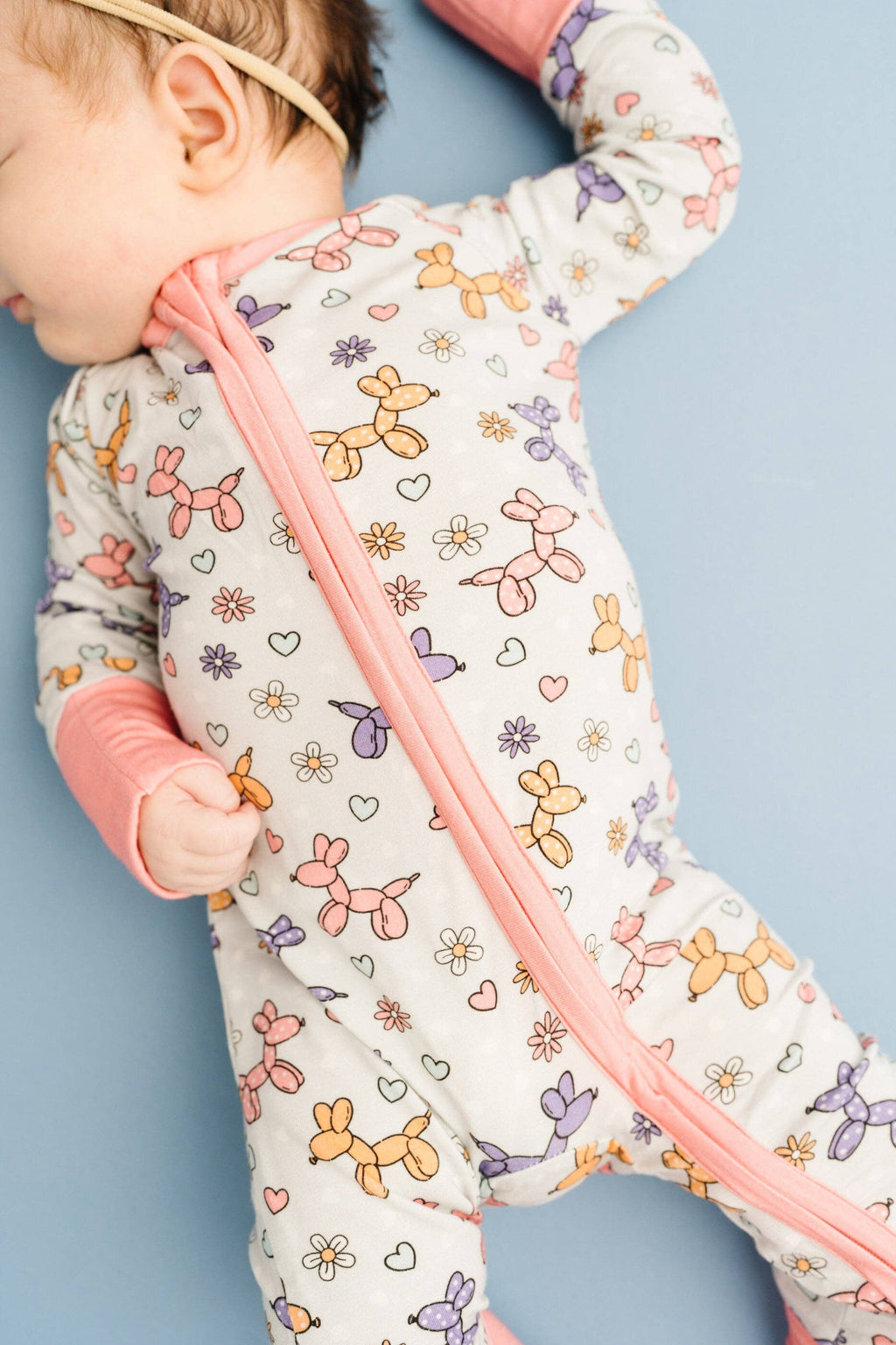 Little One Shop Bamboo Convertible Romper - Balloon Besties