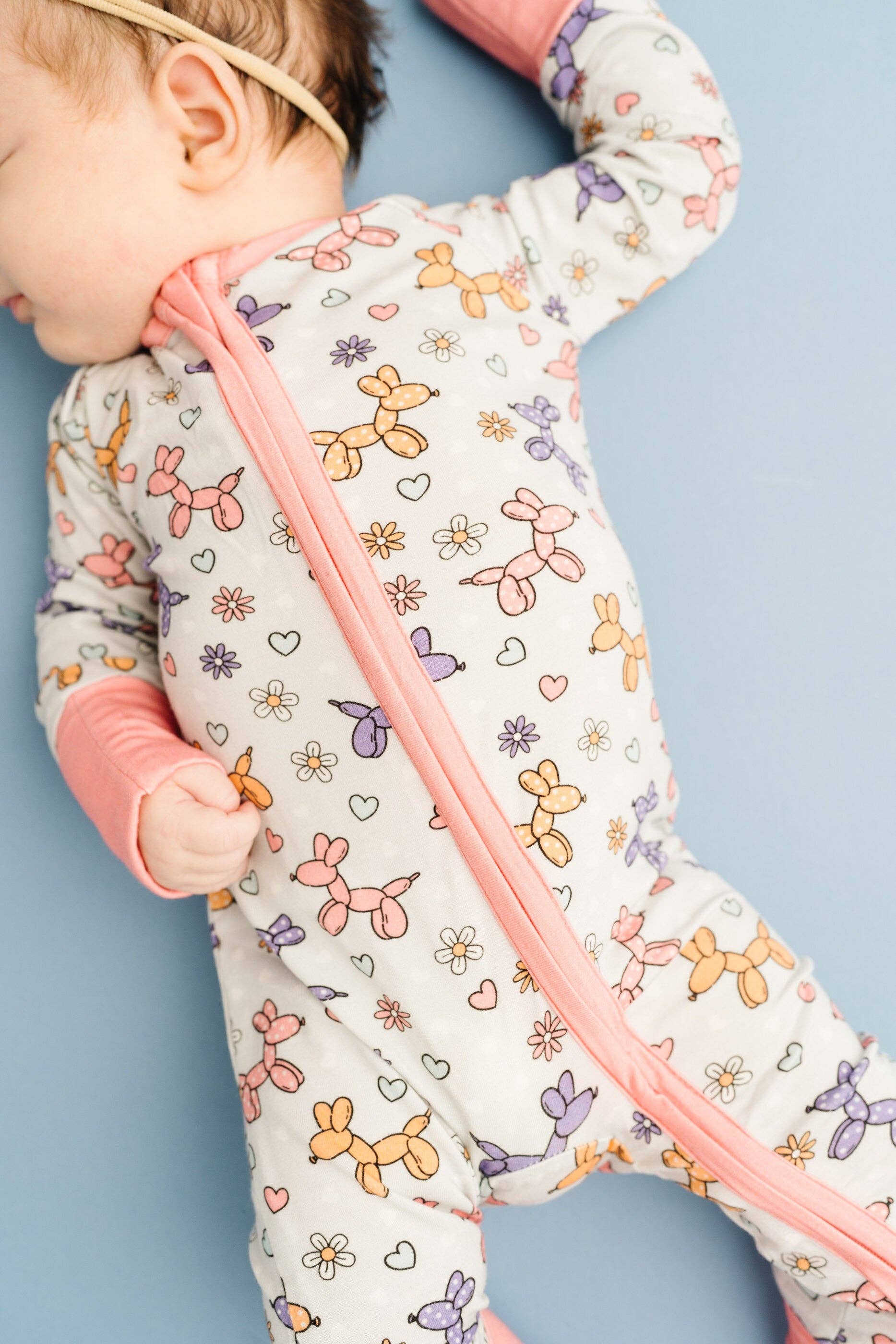 Little One Shop Bamboo Convertible Romper - Balloon Besties