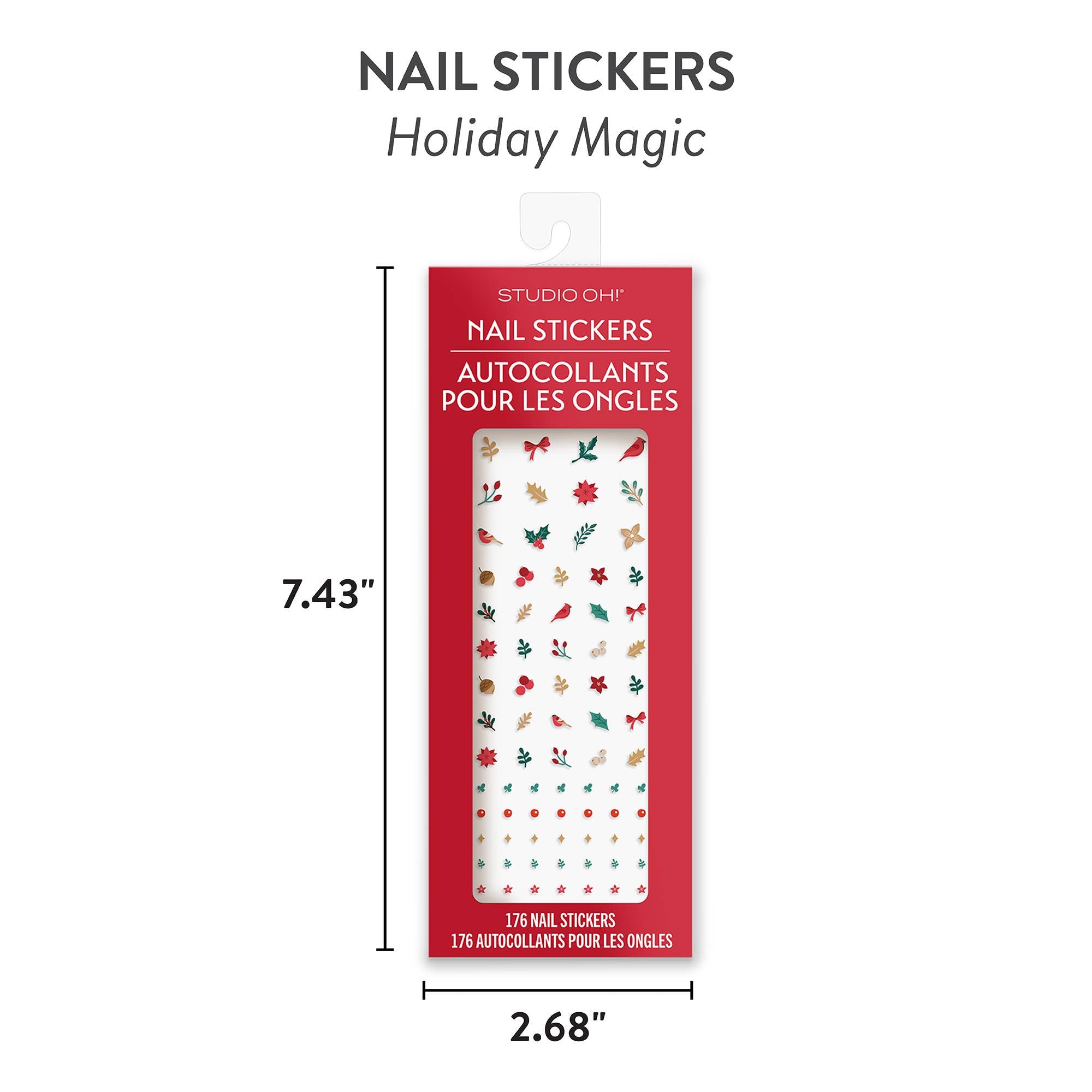 Studio Oh! - Holiday Magic Nail Stickers (Final Sale)
