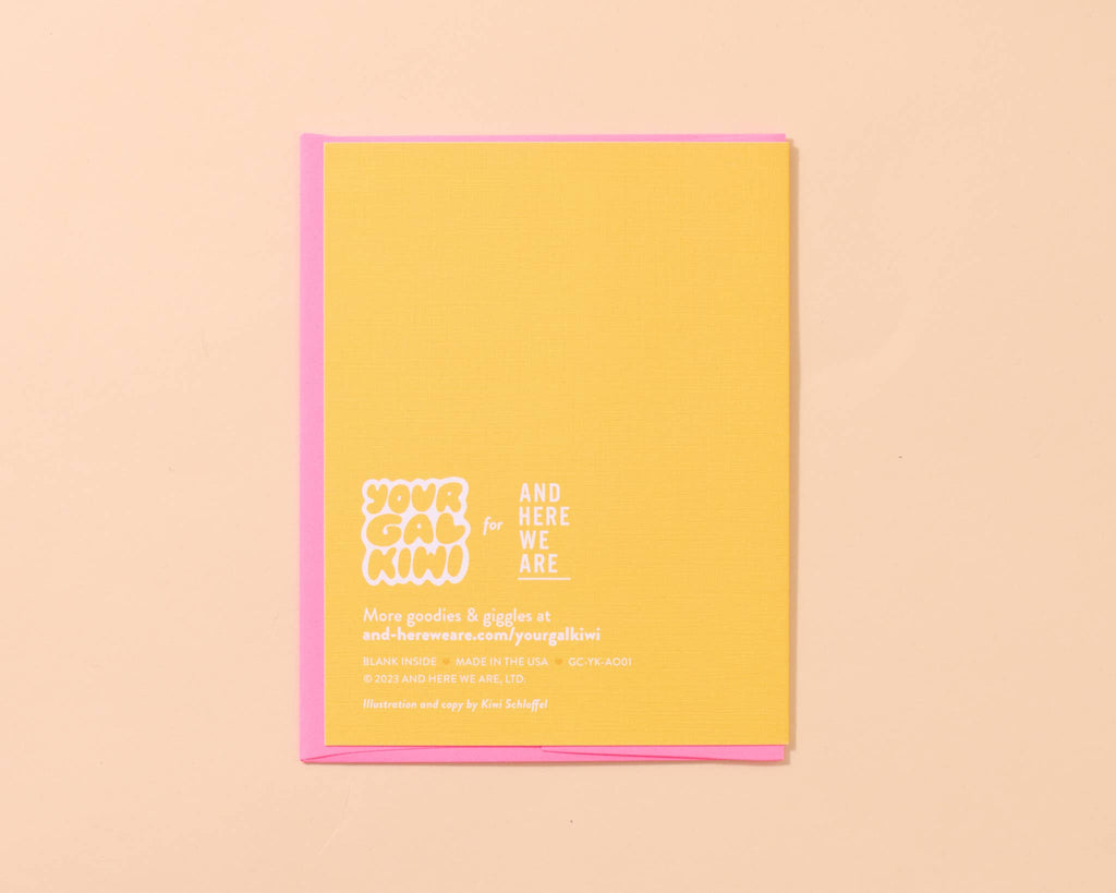 And Here We Are Greeting Card - Already Obsessed