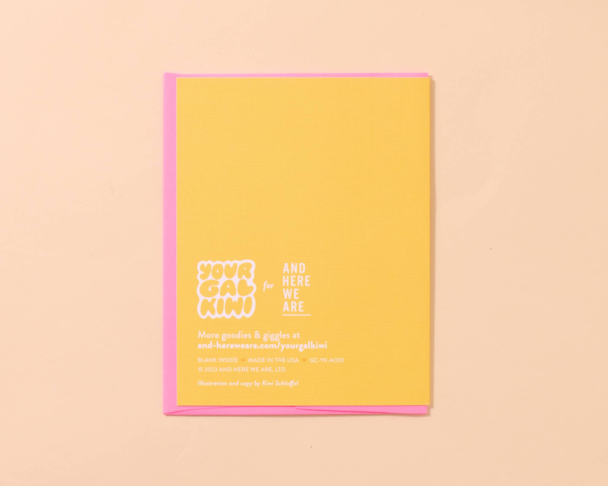 And Here We Are Greeting Card - Already Obsessed