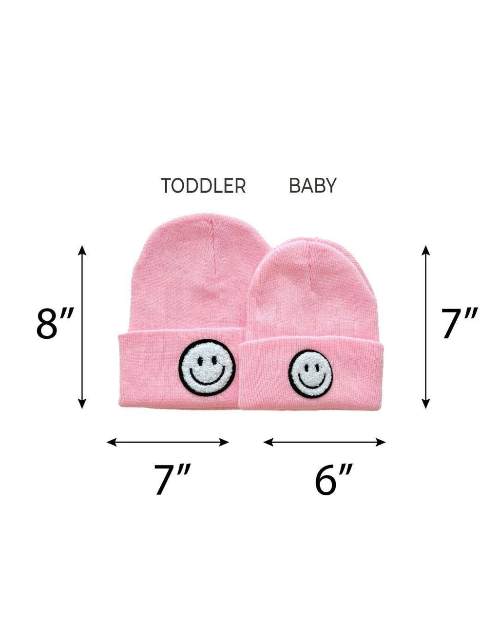 Lucky Panda Kids Smiley Beanie - Pink