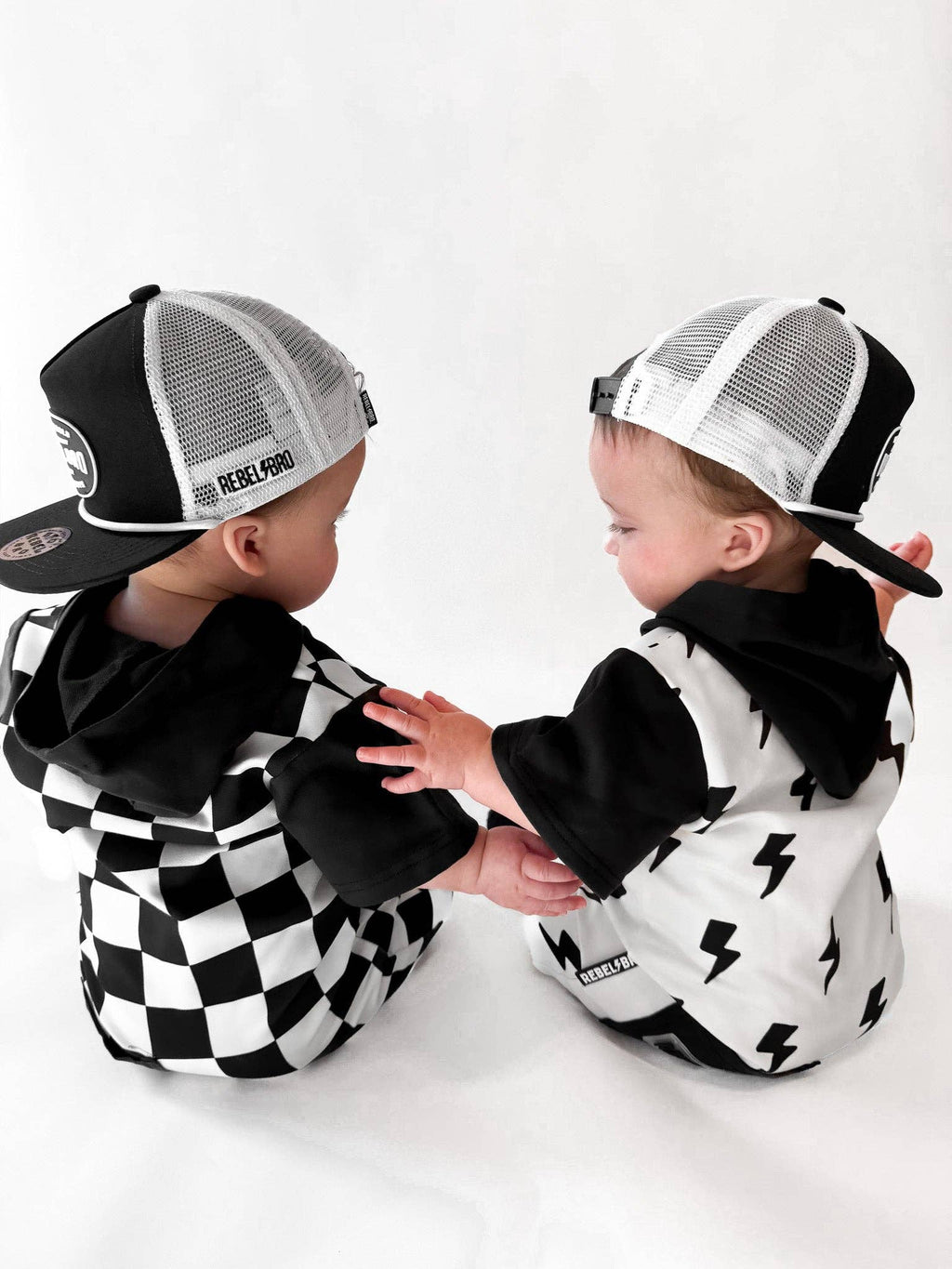 Rebel Bro Hooded Rebel Short Sleeve Romper - Venice