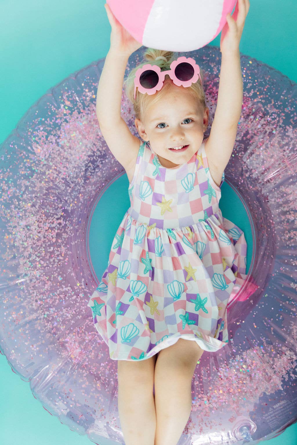 Mila & Rose Tank Twirl Dress - Beach Days