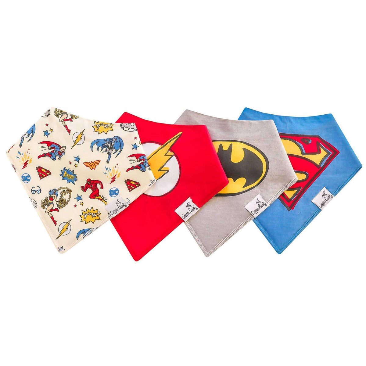 Copper Pearl Baby Bandana Bibs - Justice League