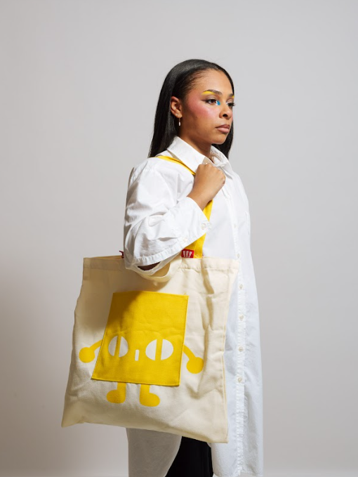 Karepango - KIIRO: Large Pocket Tote Bag