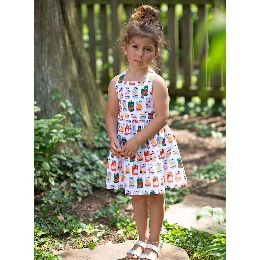 Worthy Threads - Retro Soda Pop Tie Back Dress