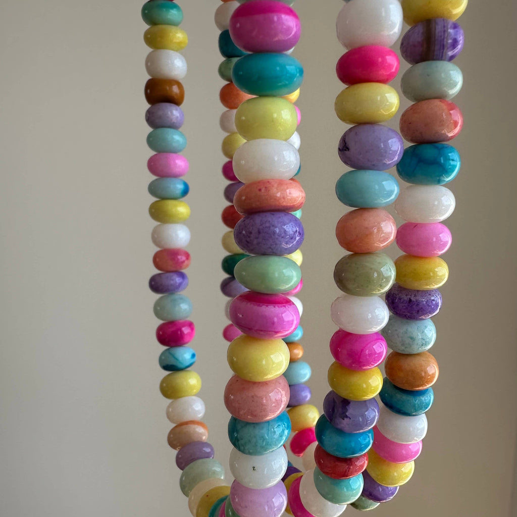 Anokhi Green Handmade Gemstone Necklace - Candy Opal