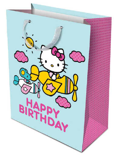 Studio Oh! - Hello Kitty Planes Happy Birthday Gift Bag