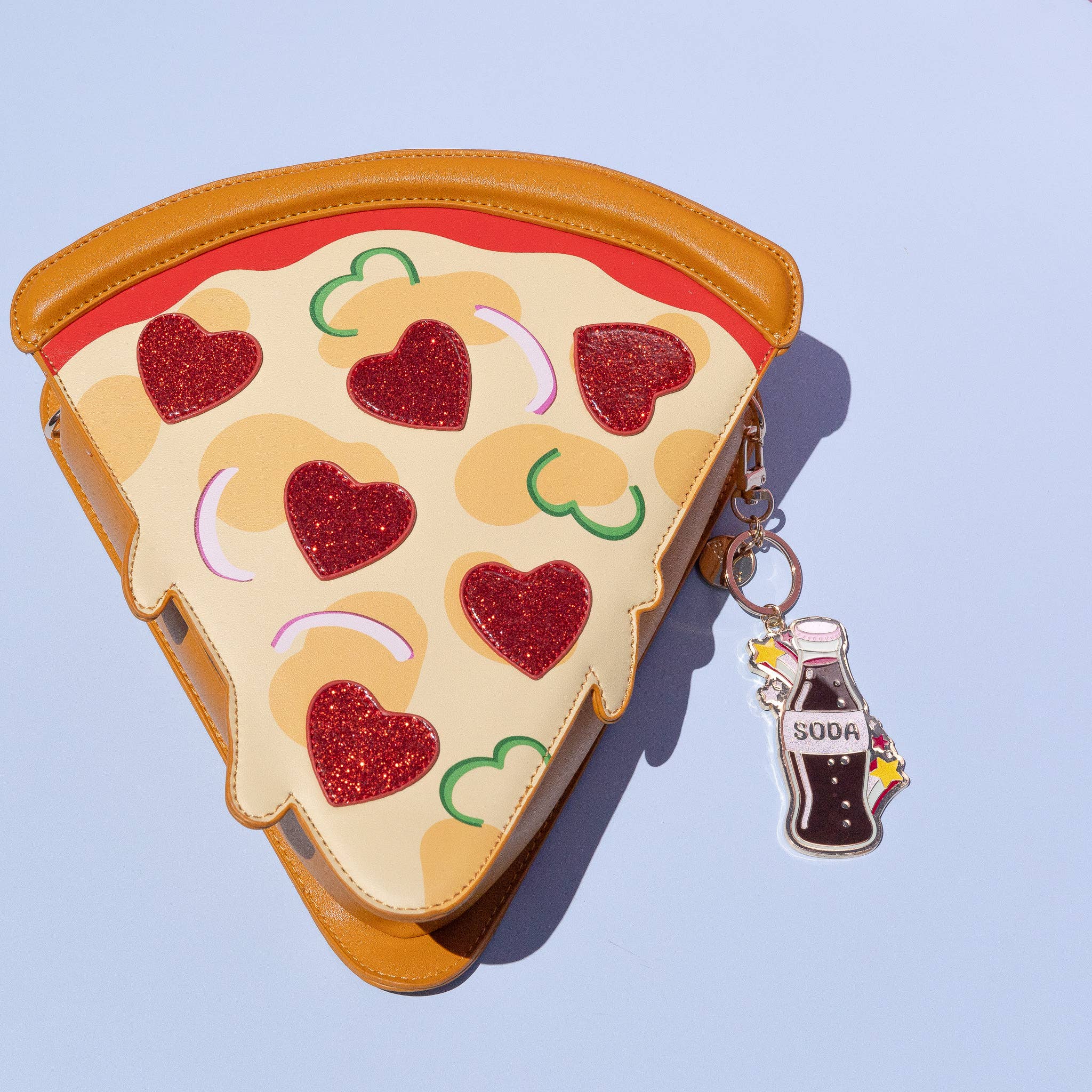 Bewaltz - Glitter Metal Keychain - Soda Bottle