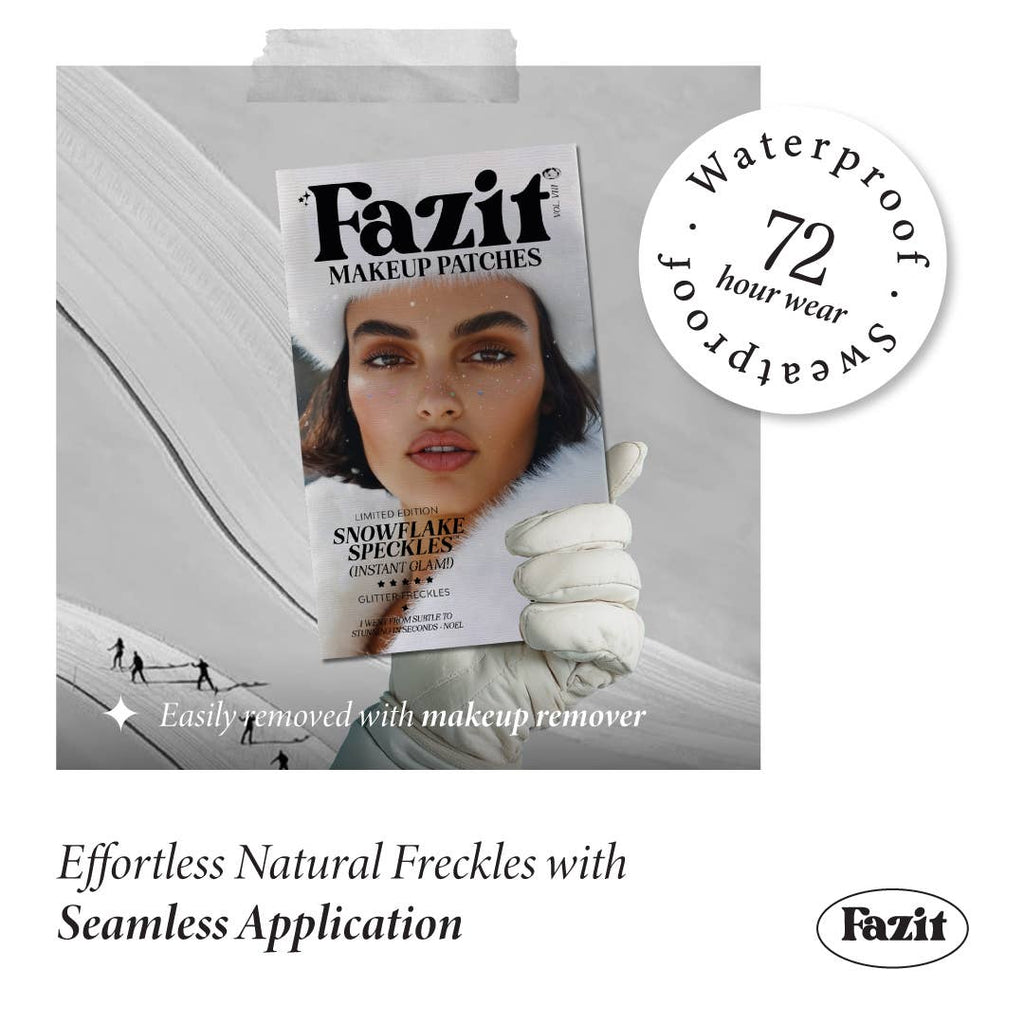 Fazit - Snowflake Glitter Makeup Patches