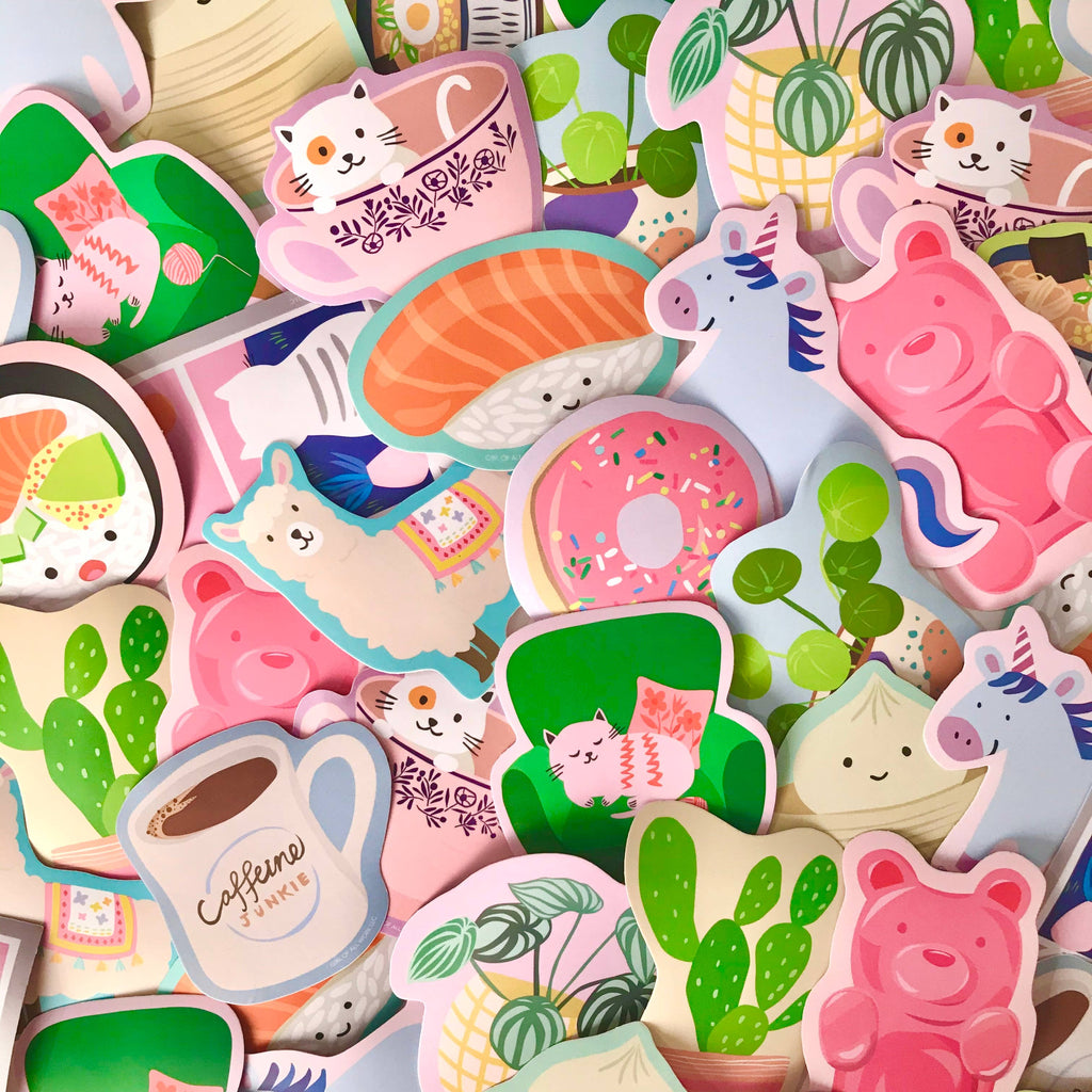 Girl of All Work Vinyl Sticker - Avocado