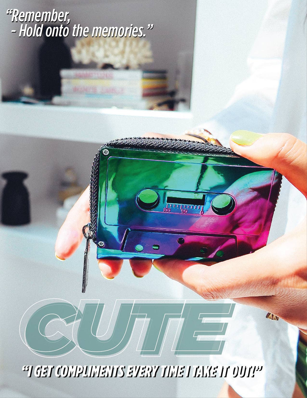 Fydelity - Retro Cassette Wallet (Black)