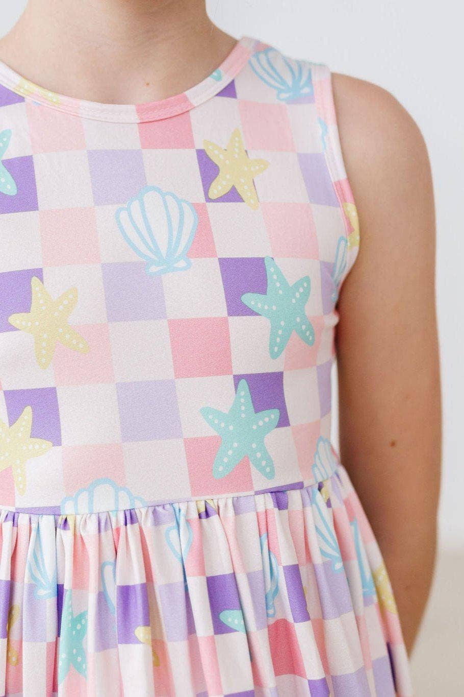 Mila & Rose Tank Twirl Dress - Beach Days