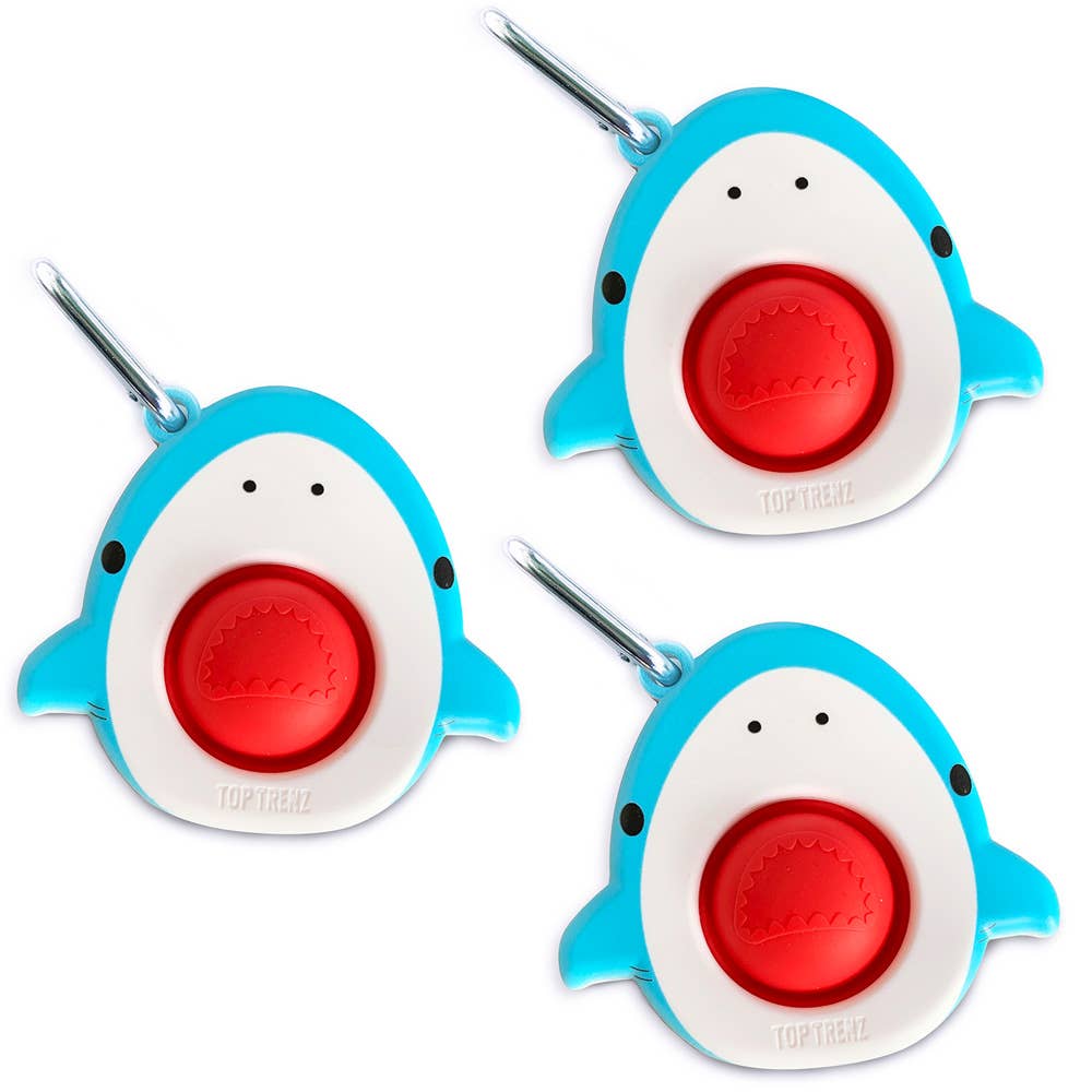 Top Trenz Inc - OMG Mega Pop - Shark Keychain