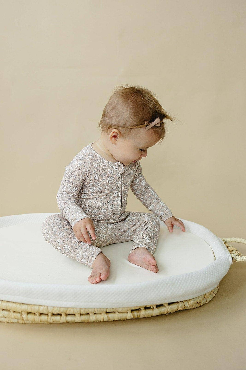 Little Joy Co. Bamboo Zippy Romper - Dainty Ditsy