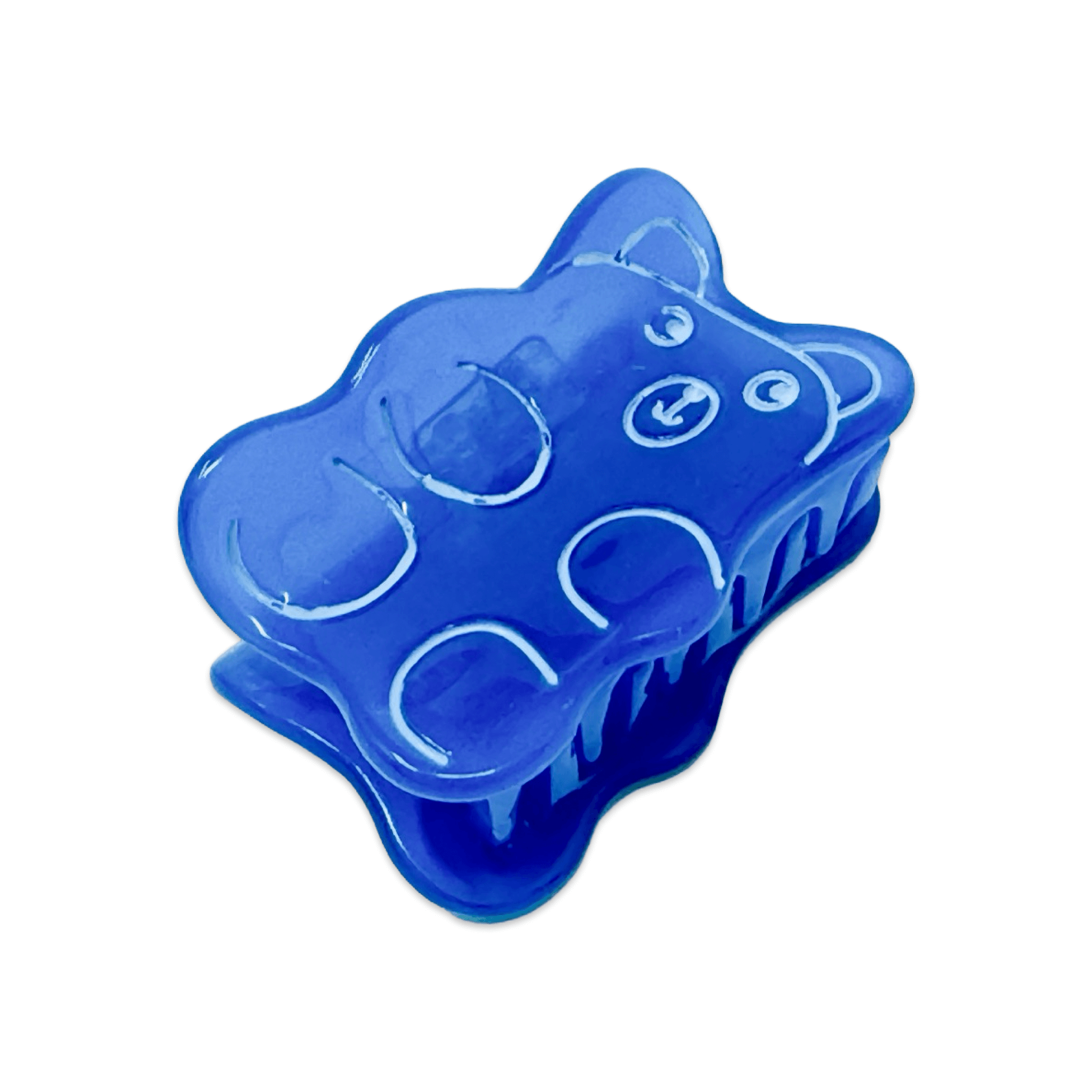 Jenny Lemons Hair Claw Clip - Mini Blue Gummy Bear