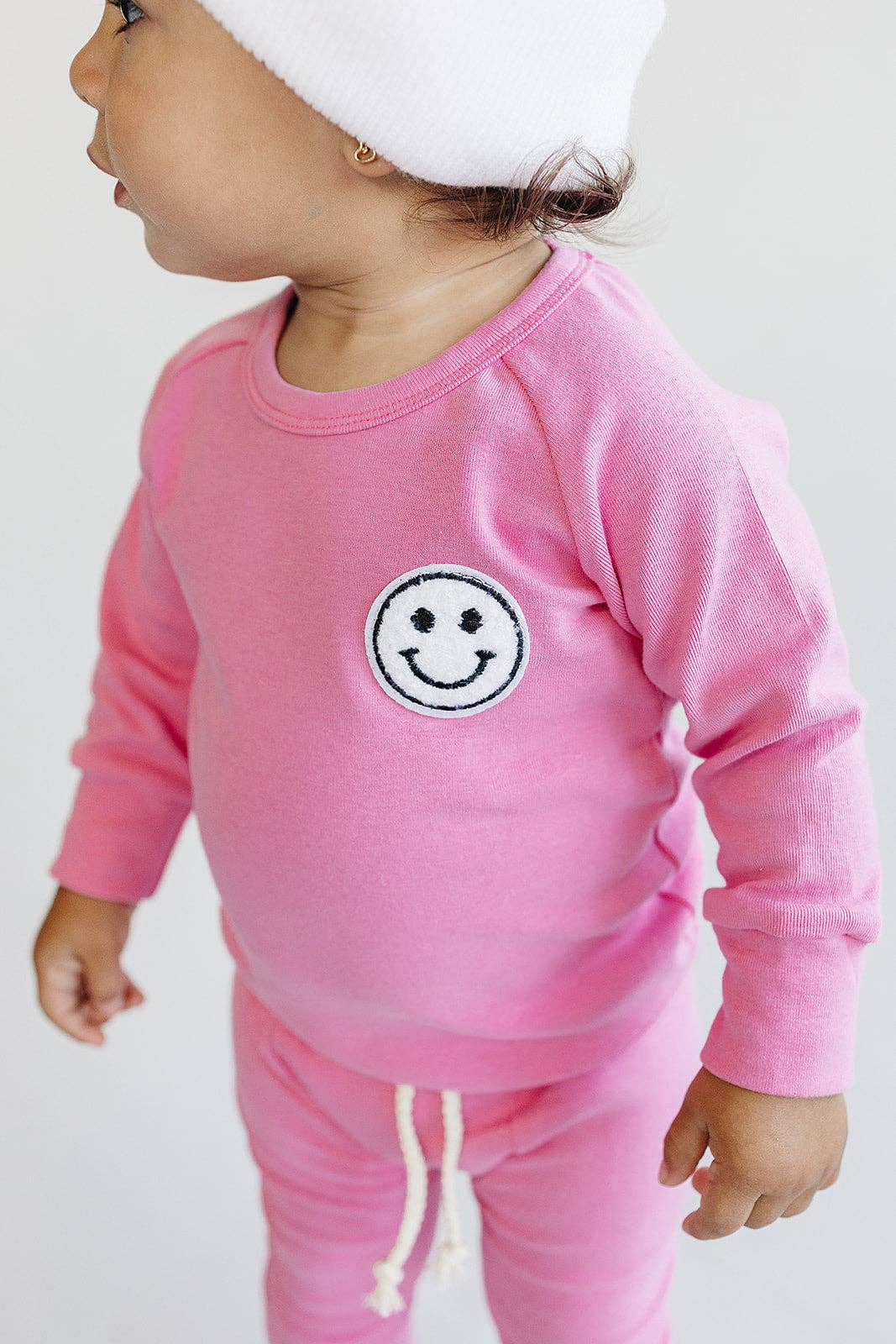 Lucky Panda Kids Lounge Set - Smiley Bubble Gum