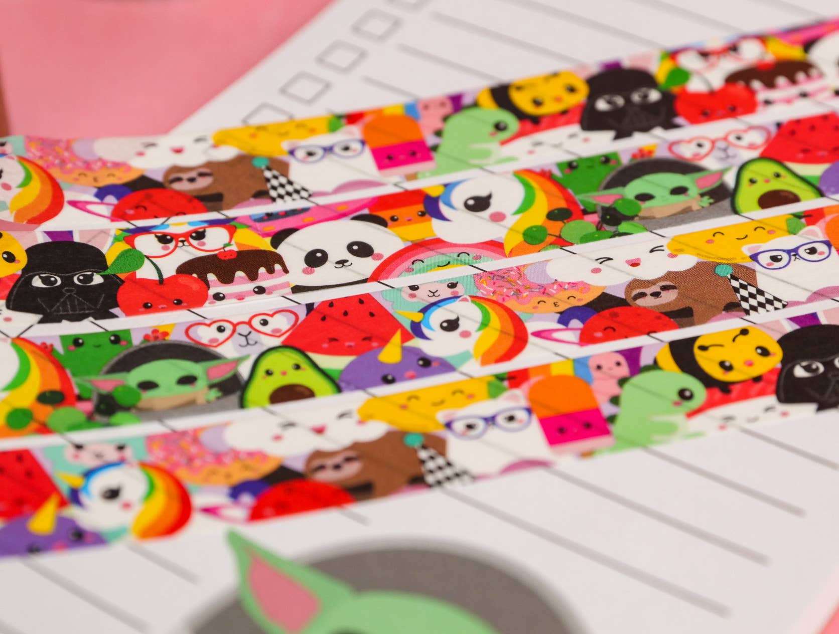 Studio Inktvis - Washi Tape Kawaii Unicorn, Yoda, etc.