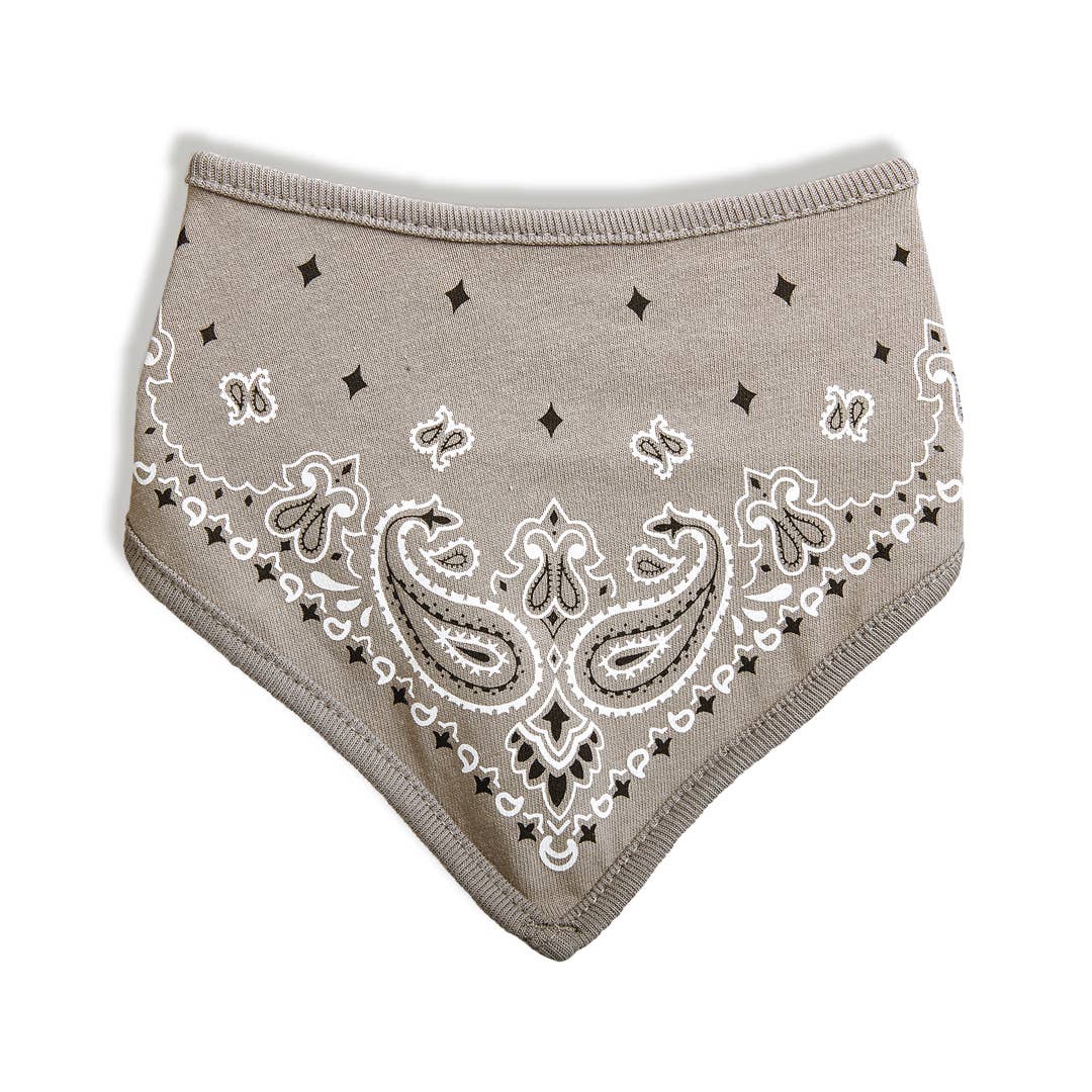 Hipsterkid - Bandana Bibs | Concrete Grey