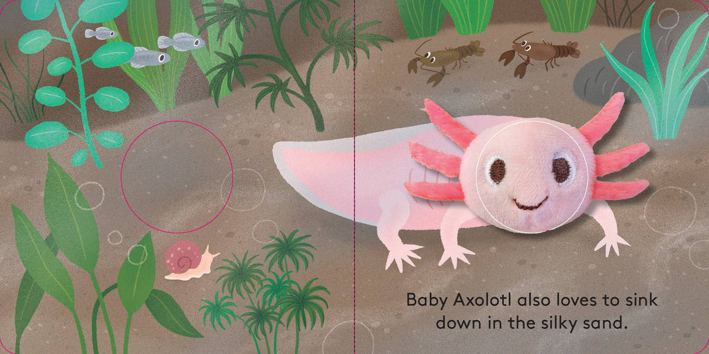 Chronicle Books - Baby Axolotl: Finger Puppet Book