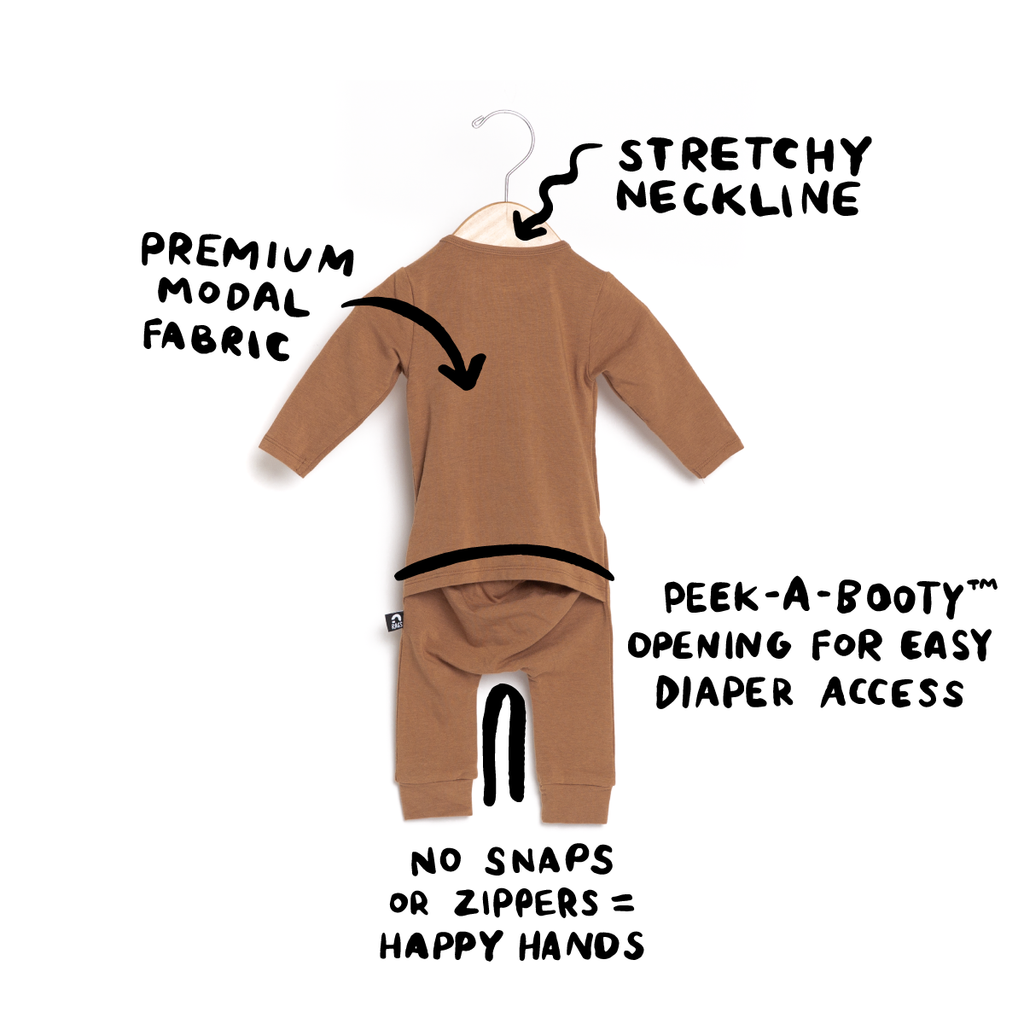 RAGS - Essentials Peekabooty™ Newborn Bundle - Orchid Stripe