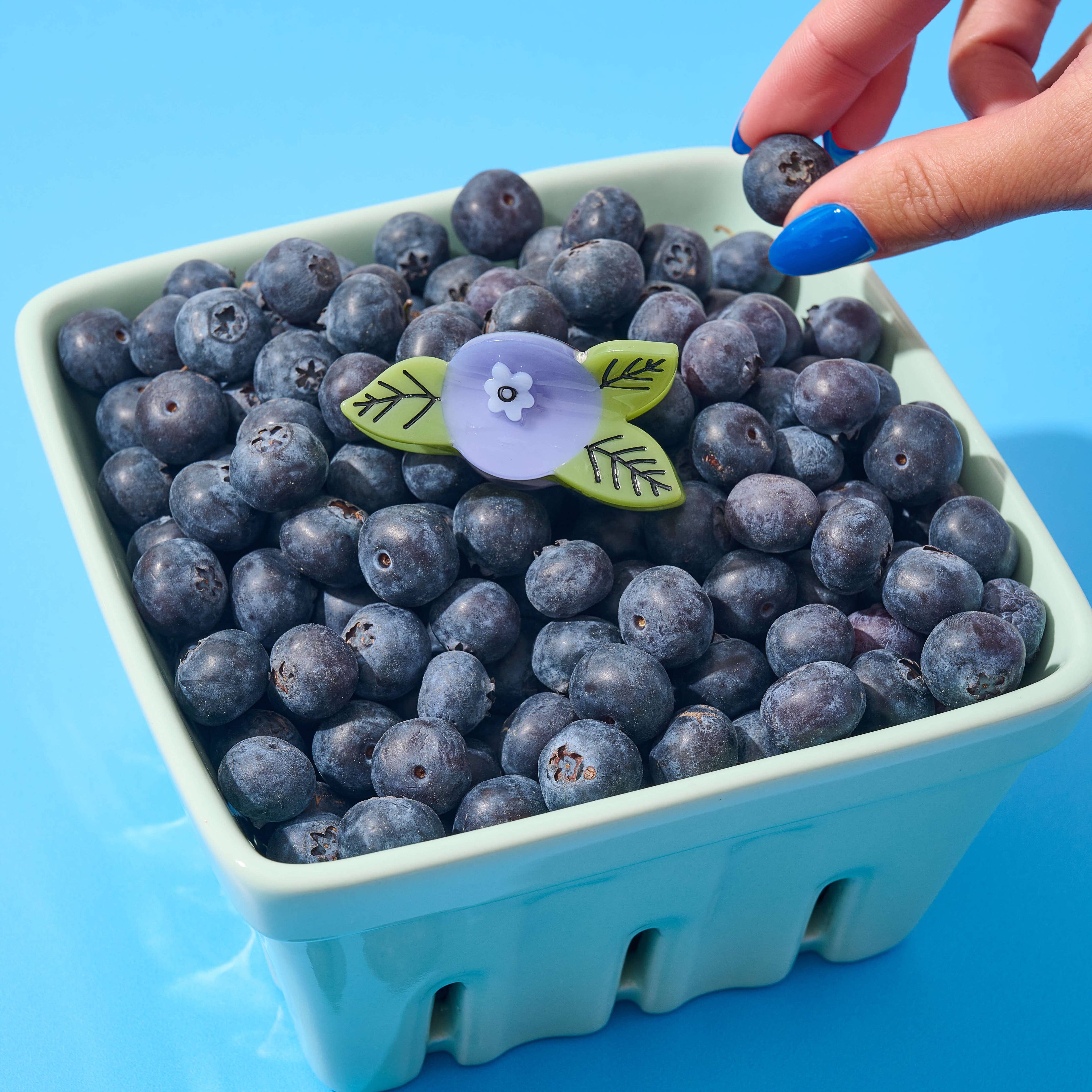 Jenny Lemons Hair Claw Clip - Mini Blueberry