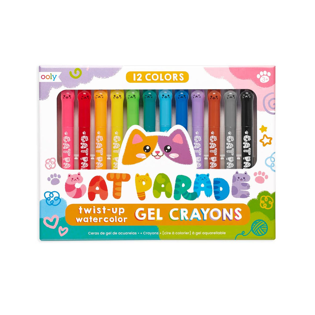 OOLY - Cat Parade: Twist-Up Watercolor Gel Crayons