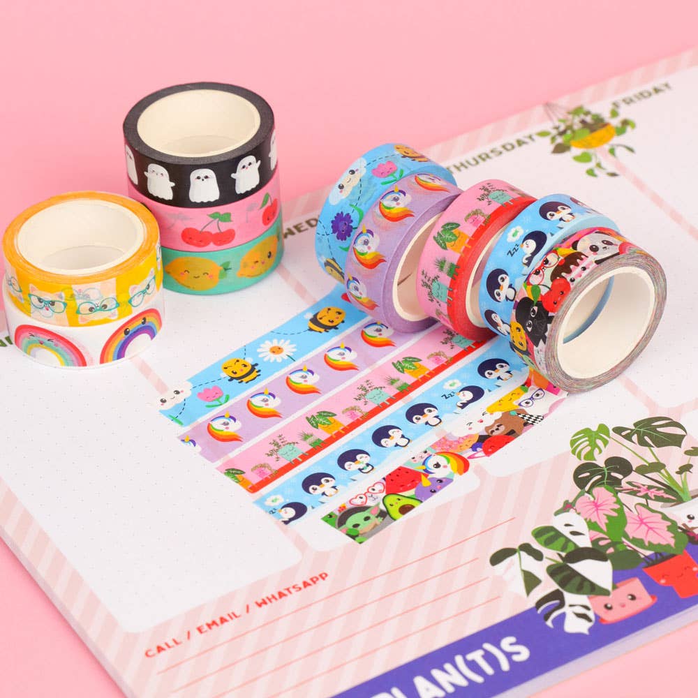 Studio Inktvis - Washi Tape Kawaii Unicorn, Yoda, etc.