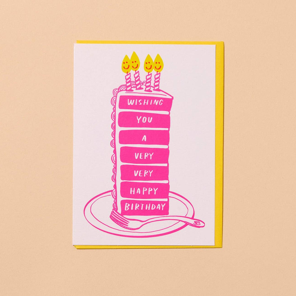 And Here We Are Greeting Card - Very Happy Birthday
