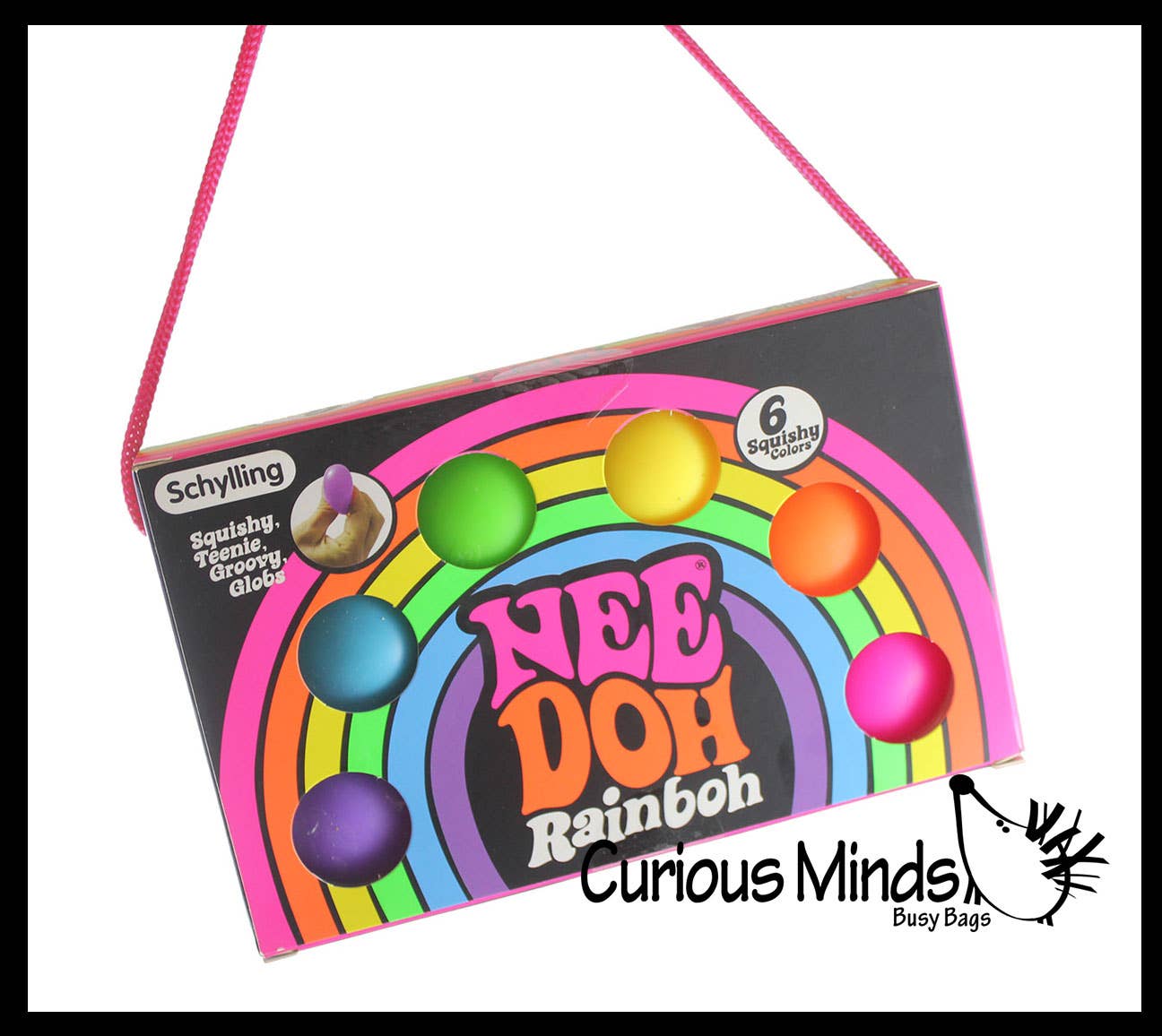 NeeDoh Rainbow Teenie Tiny 6 Pack
