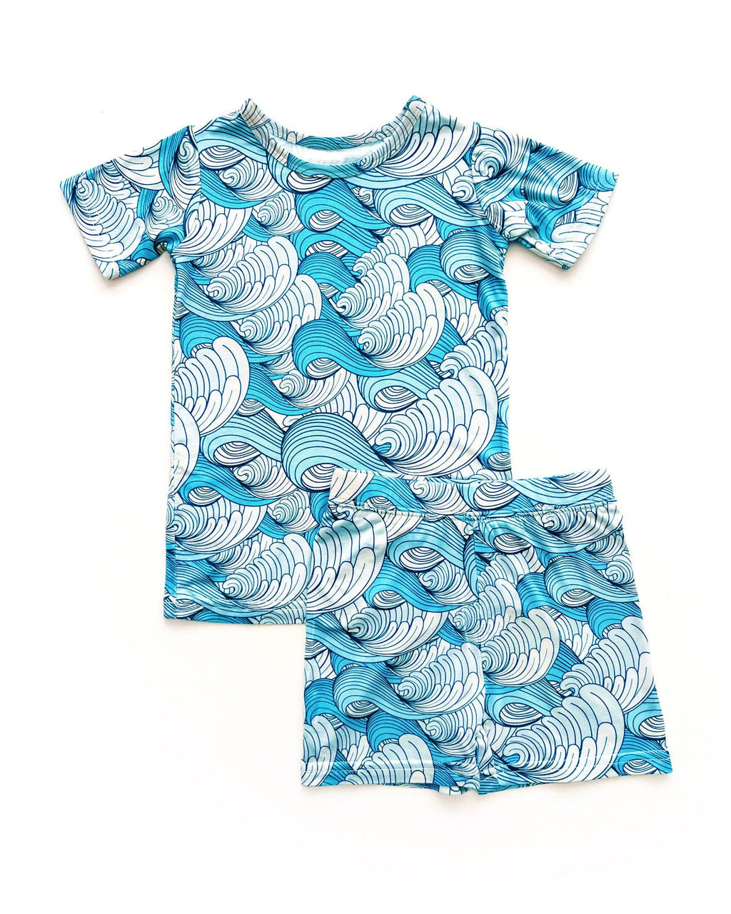 Lucky Panda Kids Bamboo Shorts PJs - Delmar