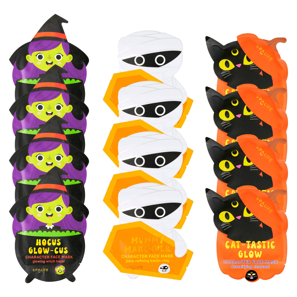 My Spa Life - Halloween Sheet Masks | Witch, Mummy, Cat