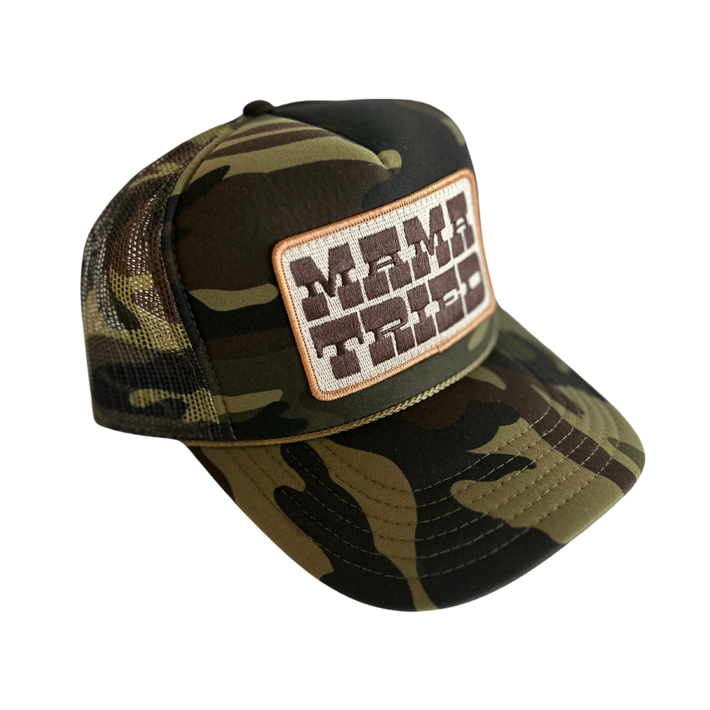 Local Beach Trucker Hat - Mama Tried (Camo)