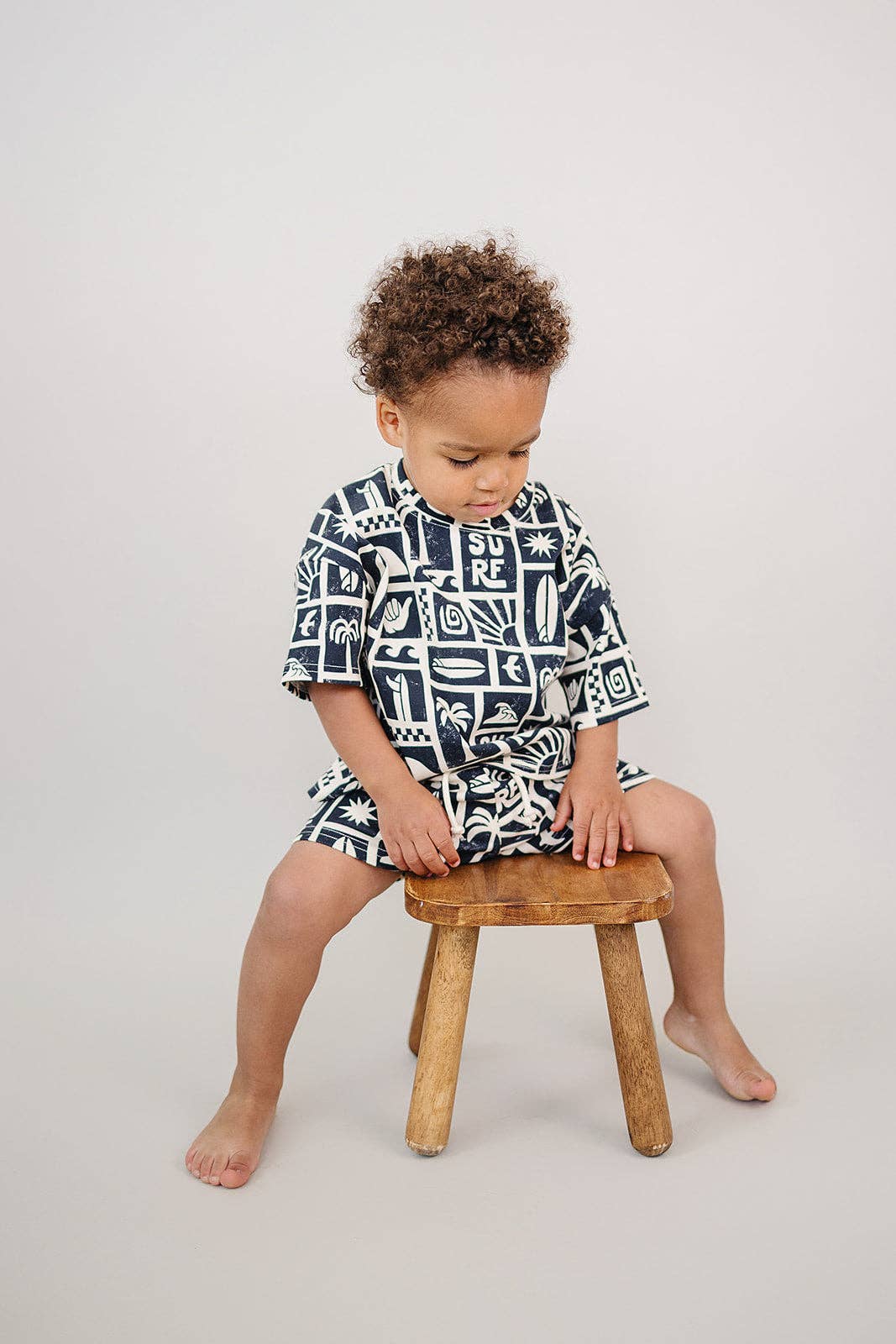 Lucky Panda Kids Shorts Set - Coastal Club