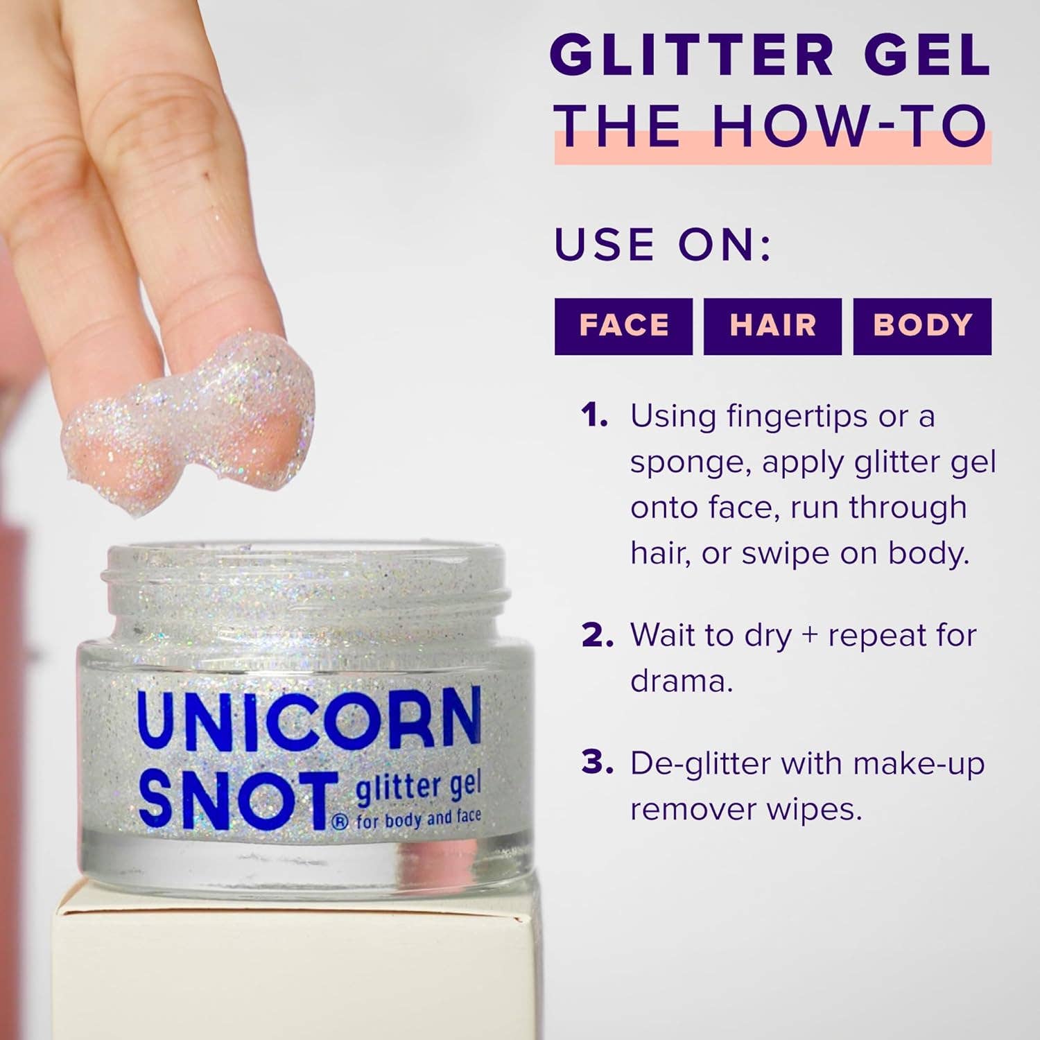 Unicorn Snot - Glitter Gel - Silver