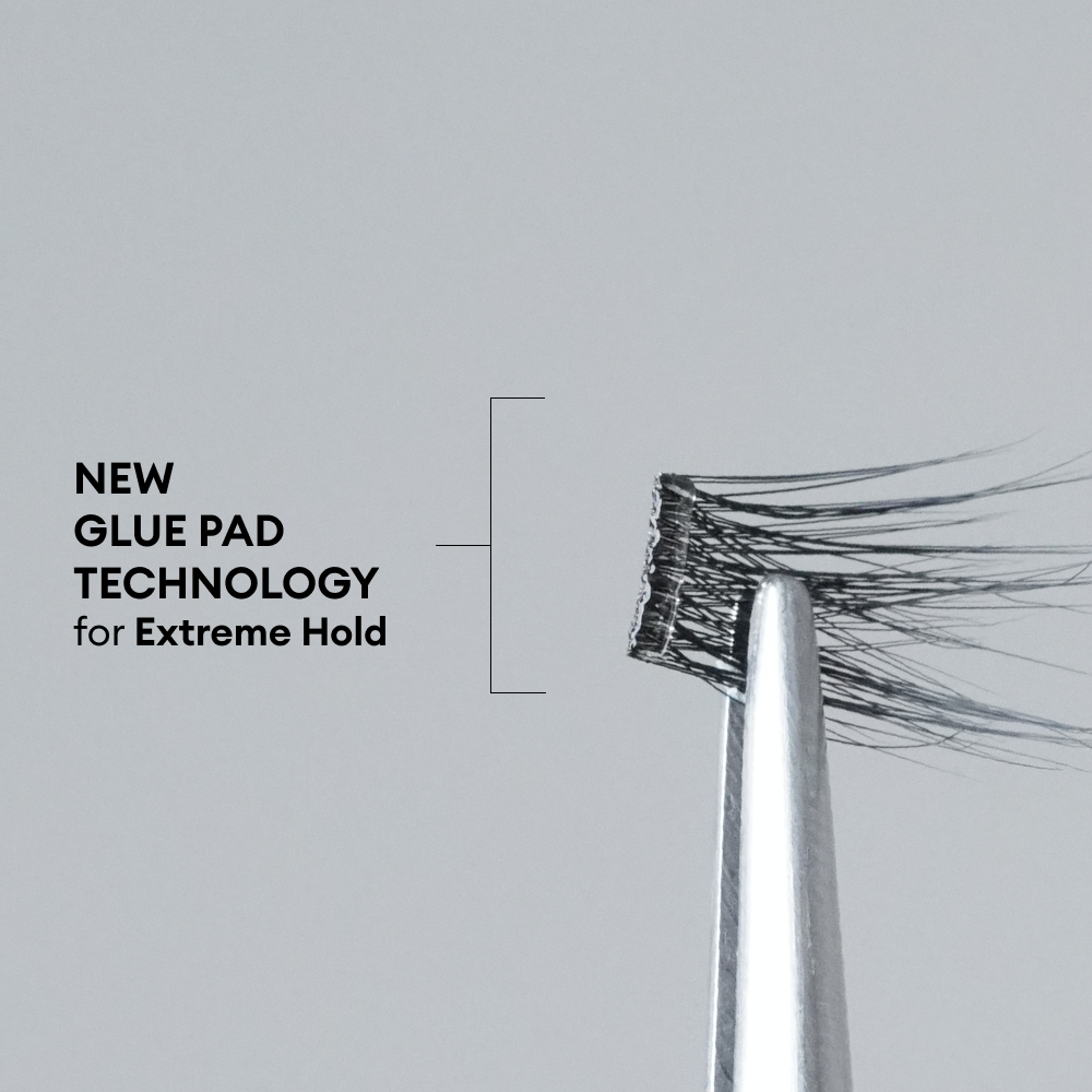 Silly George Pop-On Lashes - Flutter Black